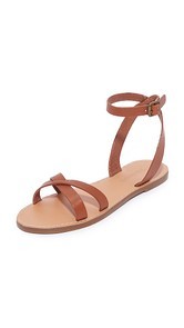 Madewell Boardwalk Ankle Wrap Sandals