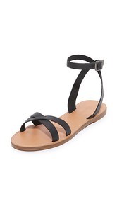 Madewell Boardwalk Ankle Wrap Sandals