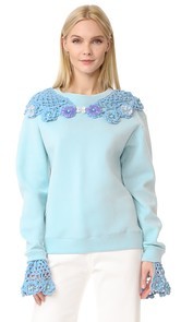 Michaela Buerger Collar Sweatshirt