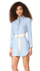 MINKPINK Clean Cut Shirtdress