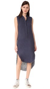 NSF Renny Sleeveless Shirtdress