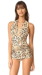 Norma Kamali Halter Swimsuit