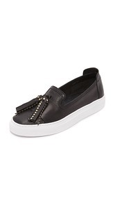 Rachel Zoe Bern Tassel Slip On Sneakers