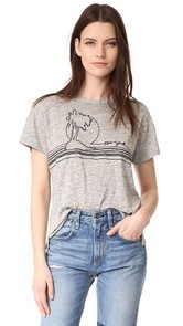 Rag & Bone/JEAN Palm Embroidery Tee