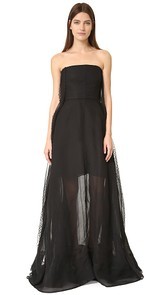 Rochas Strapless Gown