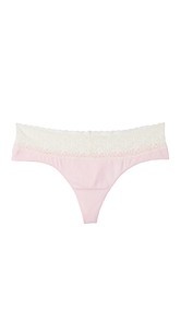 Rosie Pope Seamless Maternity Thong with Lace