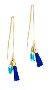 Rebecca Minkoff Threader Earrings with Tassels