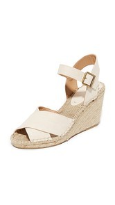 Soludos Crisscross Wedge Espadrilles