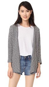 SUNDRY Striped Cardigan