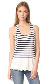 SUNDRY Maritime Tank Top