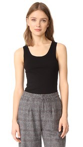 Three Dots Flat Knit Tank