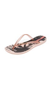 Ipanema Wave Postcard Flip Flops