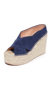 Sigerson Morrison Atifa Espadrille Wedge Sandals