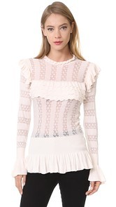 Temperley London Cypre Frill Top