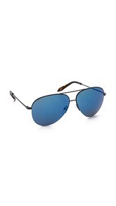 Victoria Beckham Classic Victoria Aviator Sunglasses