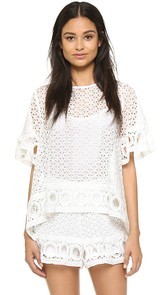 ENGLISH FACTORY Lace Blouse