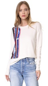 Prabal Gurung Sequin Embroidered Sweater