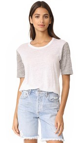 Wilt Color Mix Boy Hem Crew Tee