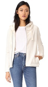 Scotch &amp; Soda/Maison Scotch Home Alone Zip Twisted Hoodie