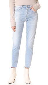 Citizens of Humanity Liya High Rise Classic Fit Crop Jeans