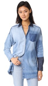 Scotch &amp; Soda/Maison Scotch Customized Denim Shirt