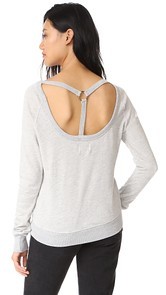 Pam &amp; Gela Strap Back Sweatshirt