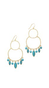 Gorjana Eliza Gemstone Chandelier Earrings