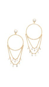 Gorjana Sol Drape Hoop Earrings
