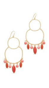 Gorjana Eliza Gemstone Chandelier Earrings