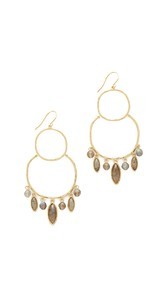 Gorjana Eliza Gemstone Chandelier Earrings