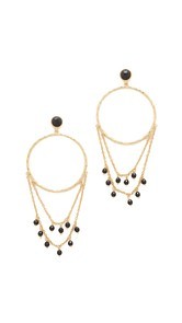 Gorjana Sol Drape Hoop Earrings