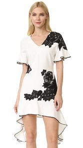 Jonathan Simkhai Lace Flutter Tee Dress