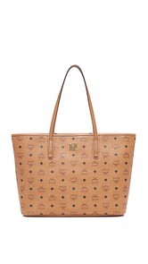 MCM Anya Zip Top Shopper Tote