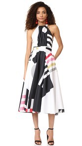 Milly Nautical Abstract Print Lizzy Dress