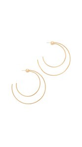 Vita Fede Sfera Due Hoop Earrings