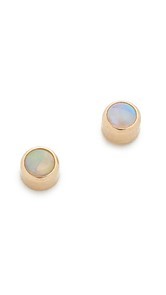 Zoe Chicco 14k Gold Opal Gemstones Stud Earrings