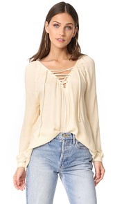 BB Dakota Jack by BB Dakota Boothe Lace Up Top