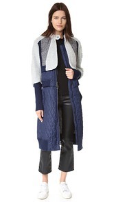 BCBGMAXAZRIA Sabra Combo Coat