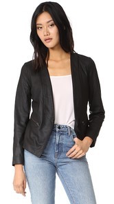 cupcakes and cashmere Deva Leather Jacket
