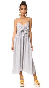 Mara Hoffman Paper Bag Waist Midi Dress