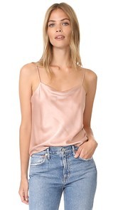 alice + olivia Harmon Drapey Slip Tank