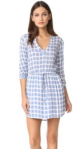 BB Dakota Daniella Plaid Shirtdress