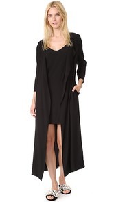 Black Halo Cassini Slip Dress with Duster