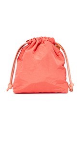 Clare V. Taffeta Drawstring Pouch