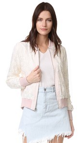 Clu Lace Bomber Jacket