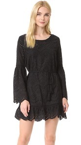 cupcakes and cashmere Ruben Eyelet Bell Sleeve Dress