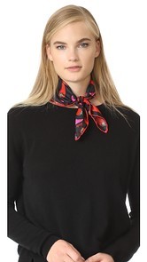 Kate Spade New York Hot Pepper Silk Bandana