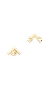 Madewell Delicate V Stud Earrings