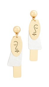 Madewell Charmed Face Earrings