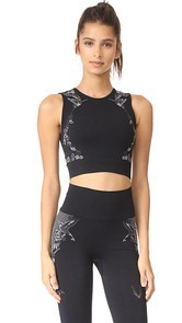 Lucas Hugh Hummingbird Crop Top